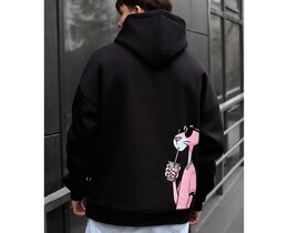 Фото - Зимове молодіжне худі Staff panther oversize fleece - Men box