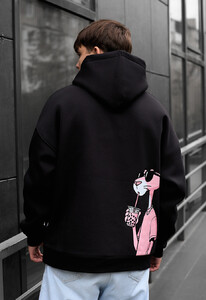 Фото - Зимове молодіжне худі Staff panther oversize fleece - Men box