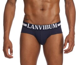 Фото - Нижня білизна від бренду Lanvibum темно-синього кольору - Men box