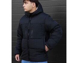 Фото - Повседневная куртка на зиму Staff ge black - Men box