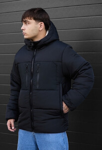 Фото - Повседневная куртка на зиму Staff ge black - Men box