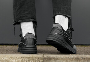 Фото - Зимові чоловічі кросівки Staff black & gray reflective - Men box