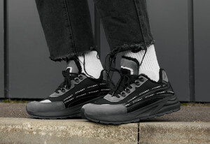 Фото - Зимові чоловічі кросівки Staff black & gray reflective - Men box