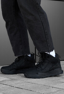 Фото - Однотонні зимові кросівки Staff black3 - Men box