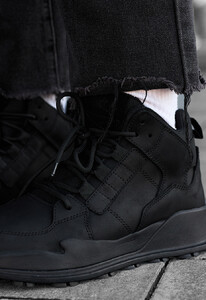 Фото - Однотонні зимові кросівки Staff black3 - Men box
