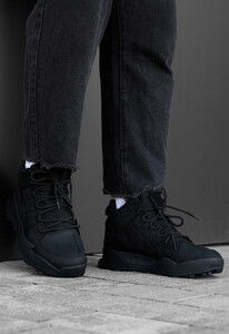 Фото - Однотонні зимові кросівки Staff black3 - Men box