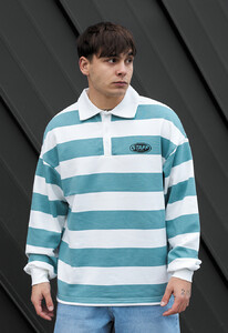 Фото - Бело-бирюзовый лонгслив Staff stripes 2 - Men box