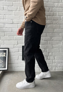 Фото - Утепленные джинсы черного цвета Staff black regular - Men box