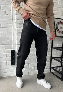Фото - Утепленные джинсы черного цвета Staff black regular - Men box