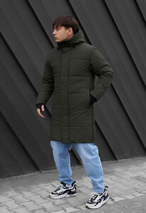 Фото - Молодежная парка для мужчин Staff po dark khaki - Men box