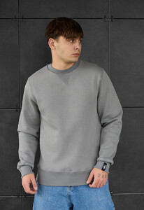 Фото - Базовый теплый свитшот Staff gray basic fleece - Men box