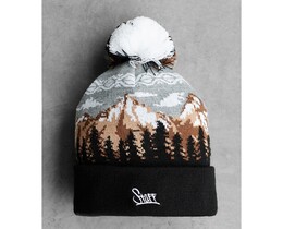 Фото - Тепла унісекс шапка Staff mountain & logo pompon - Men box