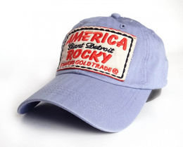 Фото - Кепка бренда Sport Line голубого цвета с лого America - Men box