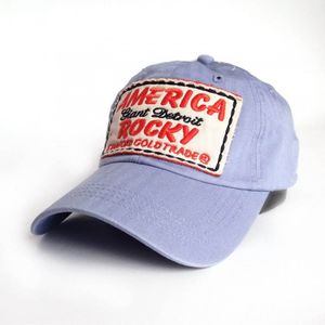 Фото - Кепка бренда Sport Line голубого цвета с лого America - Men box