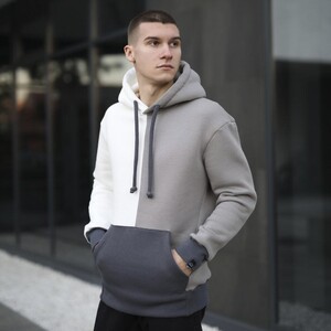 Фото - Триколірне утеплене худі Pobedov 1Touch - Men box