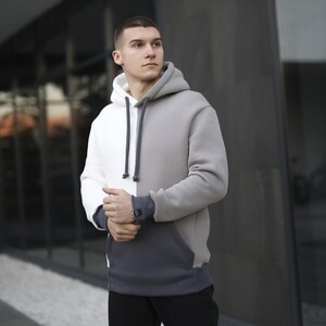 Фото - Триколірне утеплене худі Pobedov 1Touch - Men box