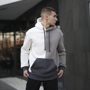 Фото - Триколірне утеплене худі Pobedov 1Touch - Men box
