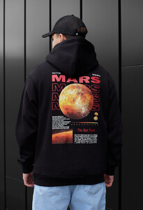 Фото - Худи с принтом на спине Staff mars oversize fleece - Men box