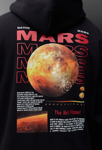 Фото - Худи с принтом на спине Staff mars oversize fleece - Men box