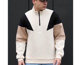 Фото - Триколірна олімпійка на флісі Staff YK zip fleece - Men box
