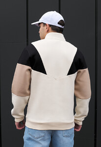 Фото - Триколірна олімпійка на флісі Staff YK zip fleece - Men box