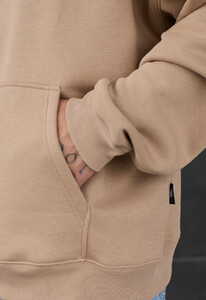Фото - Базовое худи на флисе Staff light brown basic oversize fleece - Men box