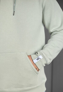 Фото - Светло-оливковое худи Staff light olive basic fleece - Men box