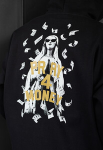 Фото - Молодіжне зимове худі Staff pray 4 money oversize fleece - Men box