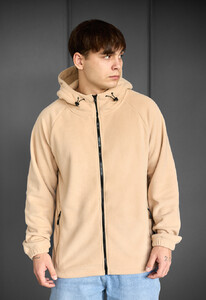 Фото - Повсякденне худі на флісі Staff zip beige fleece - Men box