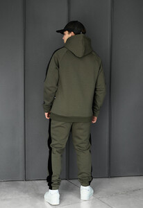 Фото - Зимний костюм цвета хаки Staff lo khaki & black fleece - Men box