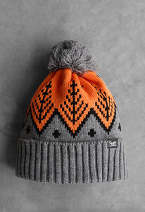 Фото - Зимова унісекс шапка Staff mix pattern pompon - Men box