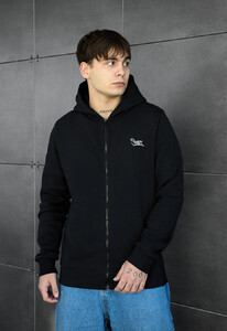 Фото - Чорне тепле худі Staff zip black logo fleece - Men box