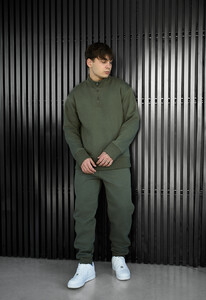 Фото - Теплый костюм цвета хаки Staff tap khaki fleece - Men box