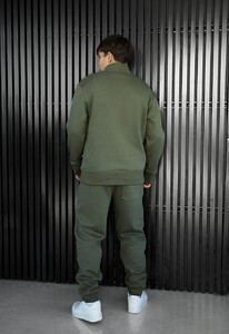 Фото - Теплый костюм цвета хаки Staff tap khaki fleece - Men box