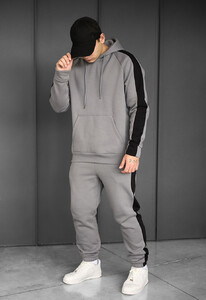 Фото - Костюм сірого кольору Staff lo gray & black fleece - Men box