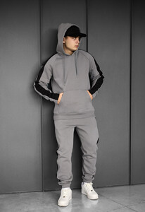 Фото - Костюм сірого кольору Staff lo gray & black fleece - Men box