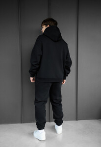 Фото - Мужской зимний костюм Staff nod black oversize fleece - Men box