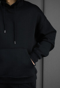 Фото - Мужской зимний костюм Staff nod black oversize fleece - Men box