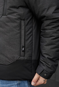 Фото - Двоколірна зимова куртка Staff she graphite & black - Men box