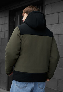 Фото - Мужская куртка на зиму Staff she khaki & black - Men box