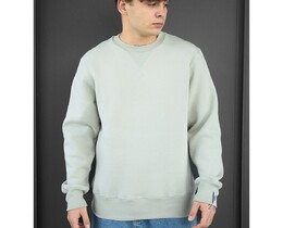 Фото - Повседневный утепленный свитшот Staff light olive basic fleece - Men box
