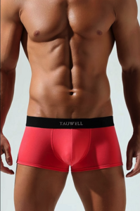 Фото - Яркие трусы боксеры для мужчин Tauwell красного цвета - Men box
