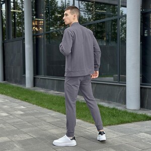 Фото - Базовий чоловічий костюм від Pobedov Alpha темно-сірий - Men box