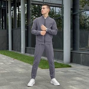 Фото - Базовий чоловічий костюм від Pobedov Alpha темно-сірий - Men box