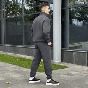 Фото - Теплий костюм Pobedov Grand темно-сірого кольору - Men box