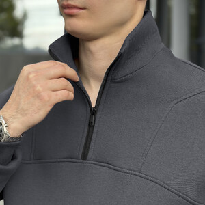 Фото - Теплий костюм Pobedov Grand темно-сірого кольору - Men box