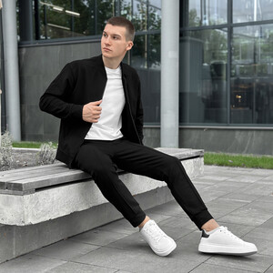 Фото - Повсякденний костюм від Pobedov Alpha чорного кольору - Men box