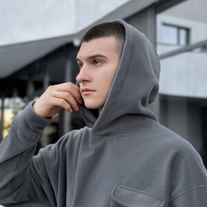 Фото - Флисовый костюм Pobedov Winter темно-серого цвета - Men box
