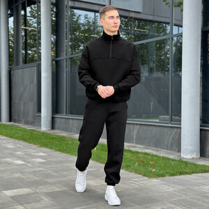 Фото - Зимовий чоловічий костюм Pobedov Grand чорного кольору - Men box