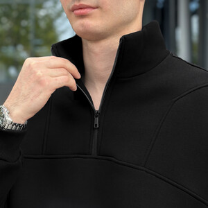 Фото - Зимовий чоловічий костюм Pobedov Grand чорного кольору - Men box